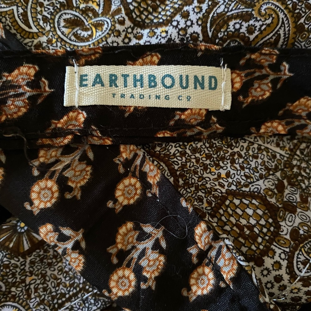 EARTHBOUND reversible Sari wrap pants - Picture 2 of 5